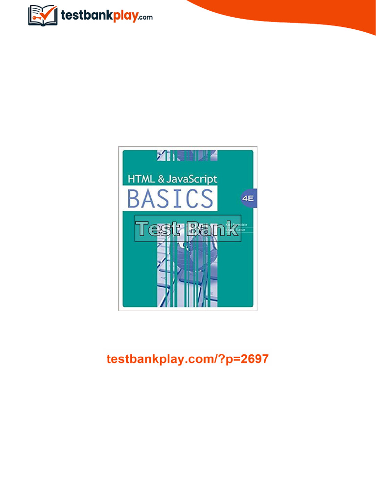 Download HTML and JavaScript BASICS 4th Edition Barksdale Test Bank PDF ...