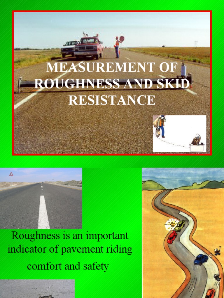 5Measurements of Roughness and Skid Resistance PDF Surface