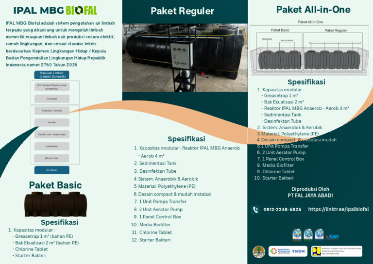 Brosur IPAL MBG Biofal (5!4!2026) | PDF