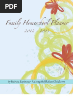 Download Family Homeschool Planner by Patricia Espinoza SN102801644 doc pdf