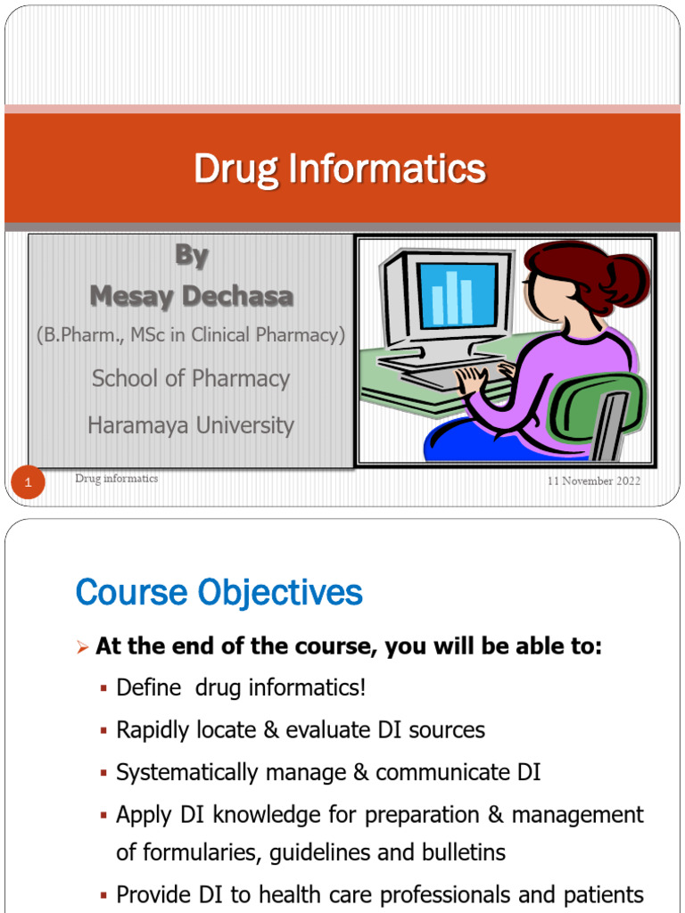 1. Introduction to Drug Information | PDF | Pharmacy | Health Informatics