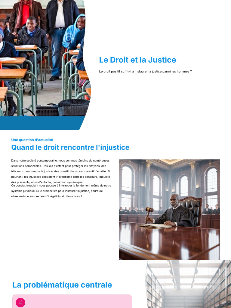 Chapitre9 Le Droit Et La Justice | PDF | Justice | Crime et violence