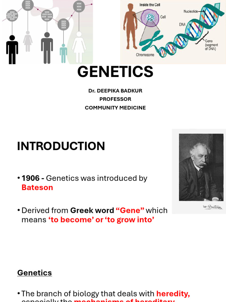 Genetics PDF | PDF | Genotype | Genetic Disorder