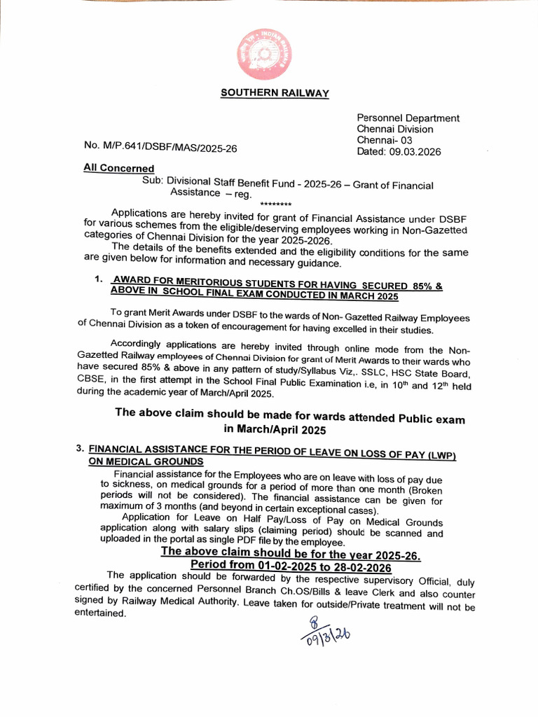 Dsbf 2025-26 Notification | PDF | Health Care | Medicine