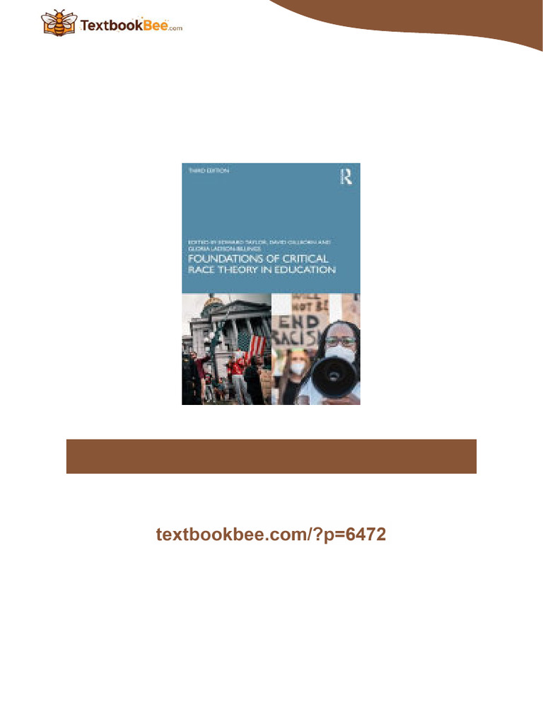 Foundations of Critical Race Theory in Education 3rd Edition Edward ...