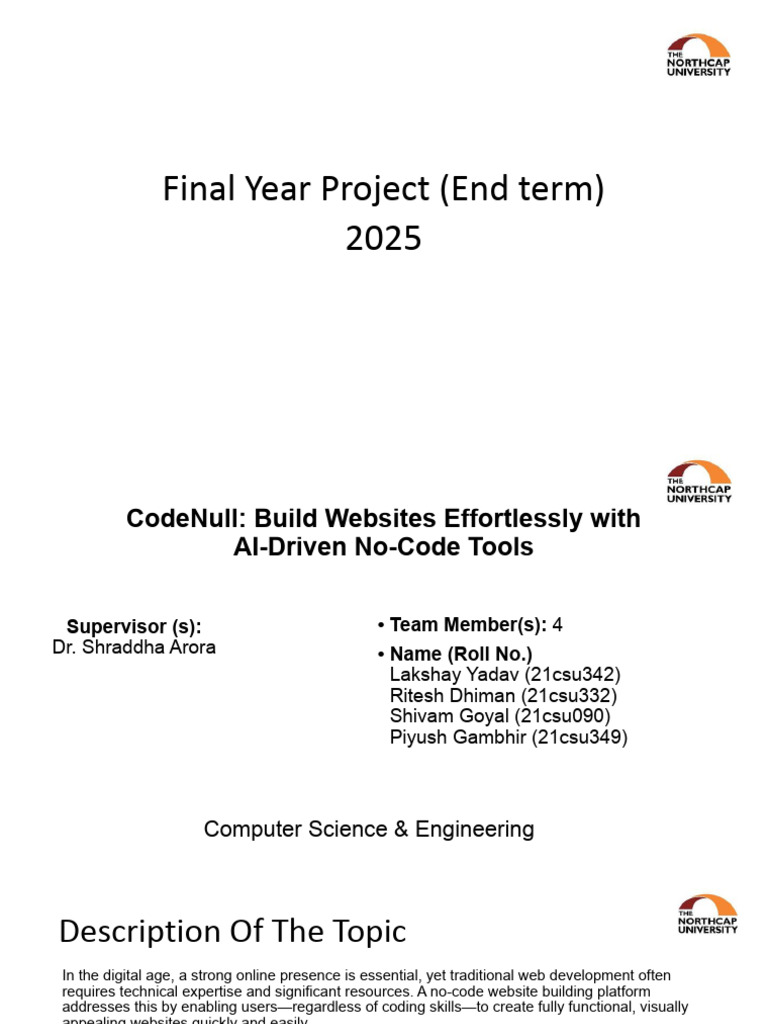 Major Project - PPT | PDF | Web Development | Search Engine Optimization