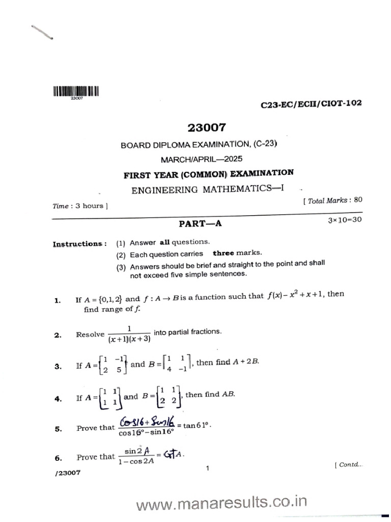 Maths Pyq 2025 | PDF