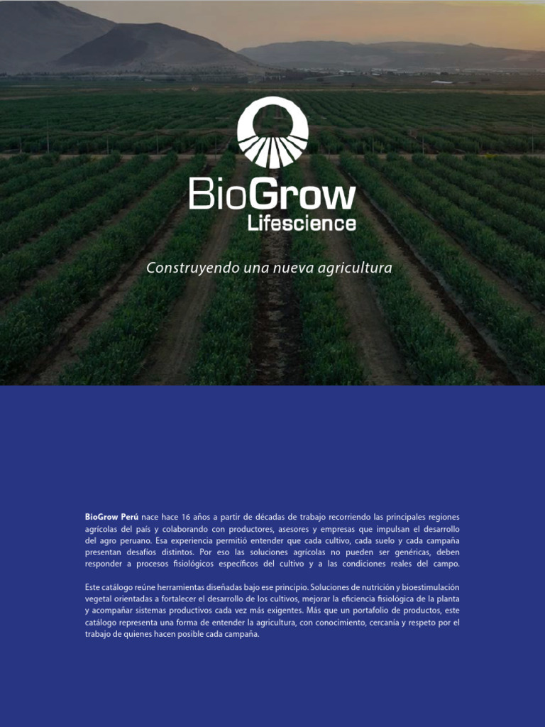 Catálogo BIOGROW PERU | PDF