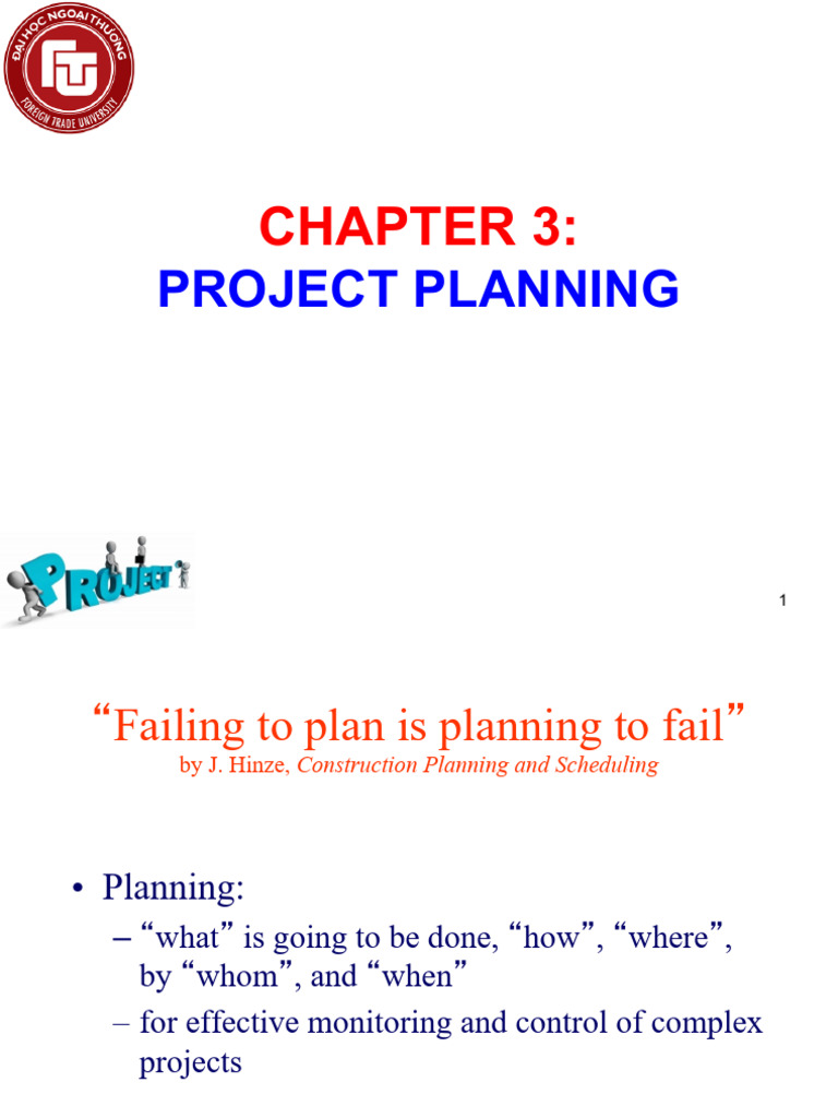 2025 Ch3-Project Management Handout | PDF | Vacuum Cleaner