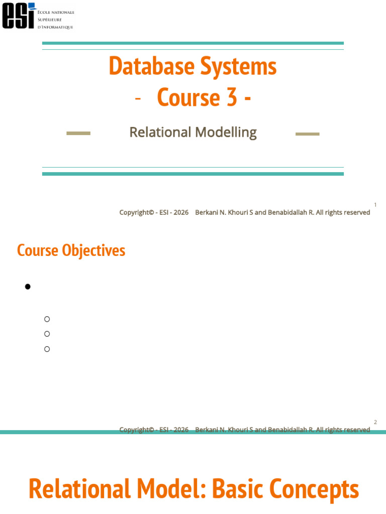 Course 3 - Relational Modelling - VF (1) | PDF | Relational Database ...