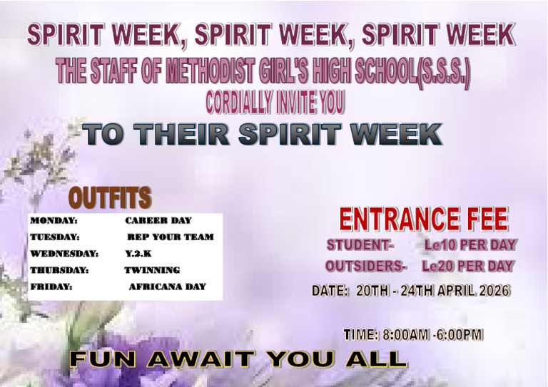 Girl's School Flyer | PDF