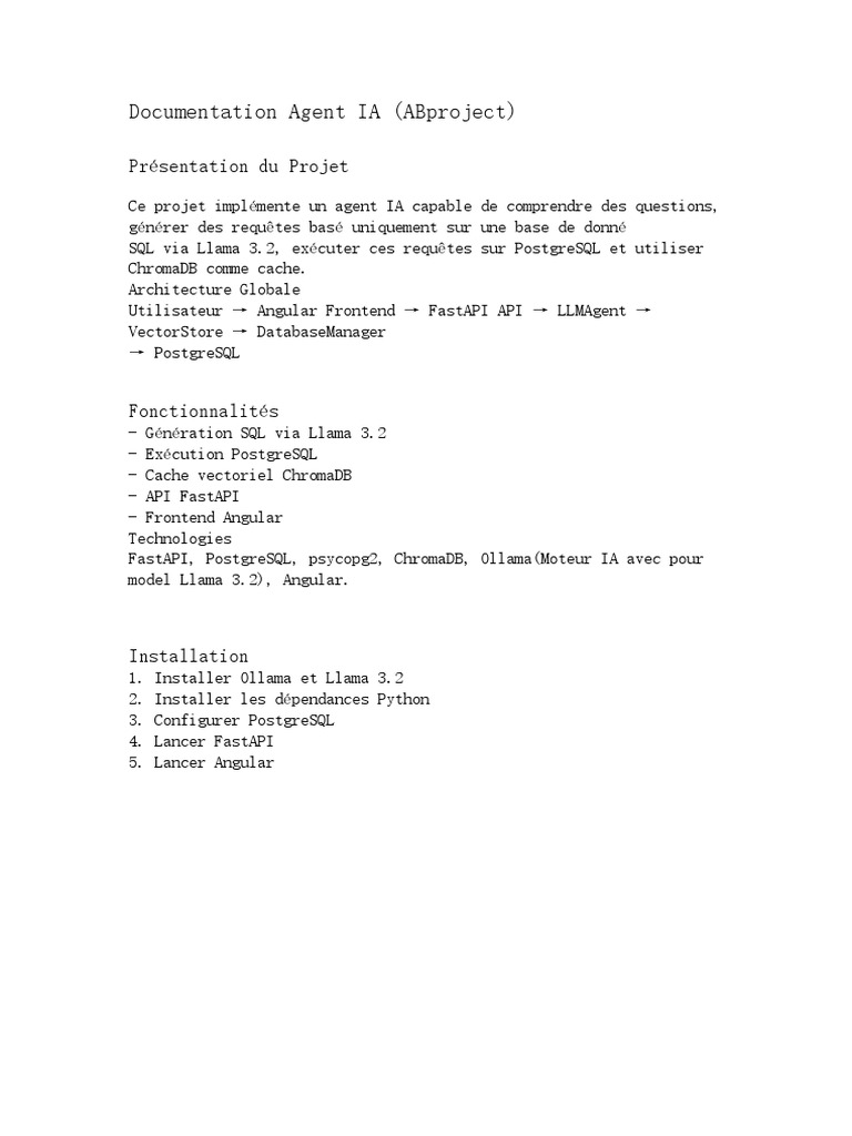 Documentation Agent IA | PDF