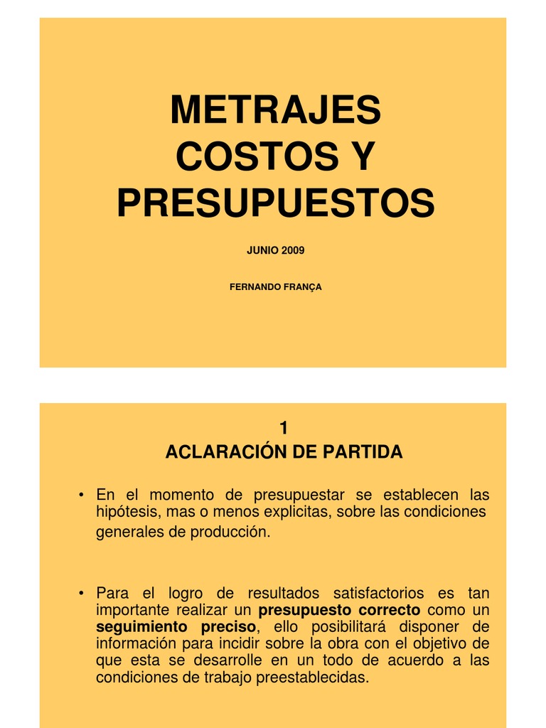 Costos y Presupuestos en Construcción | PDF | Costo | Presupuesto