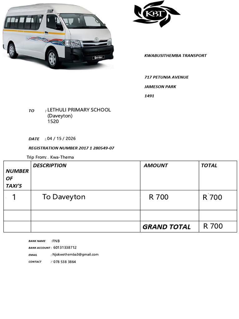 Invoice Transport | PDF