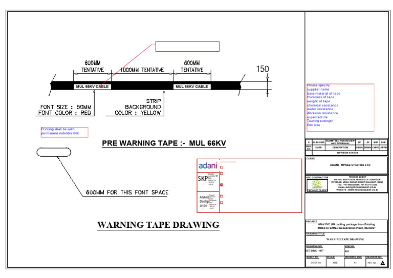 CAT II Warning Tape Model | PDF