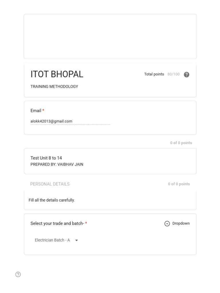 tm test | PDF