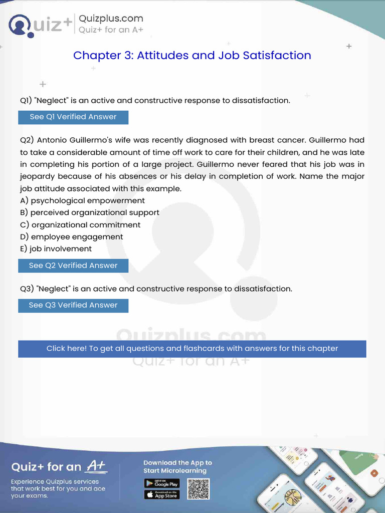 Neglect is an Active and Constructive Response to Dissatisfaction | PDF ...