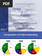 Saving Our Future Requires Tough Choices Today - by David Walker, GAO Chief, 2007