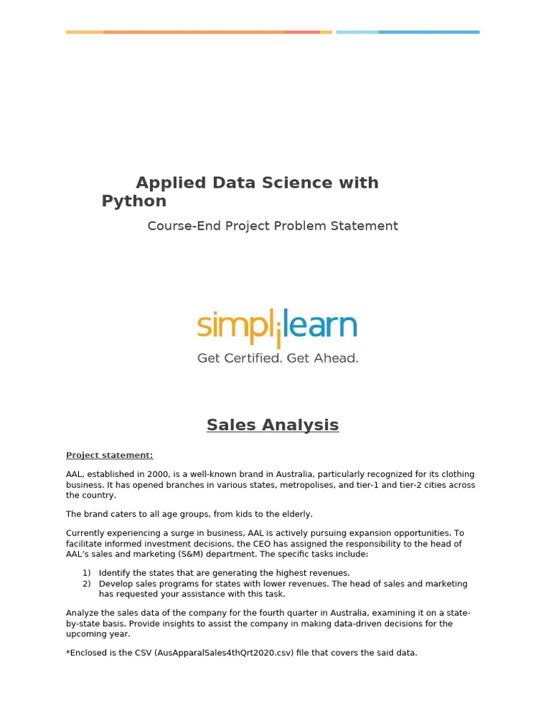 Sales Analysis | PDF | Data | Data Analysis