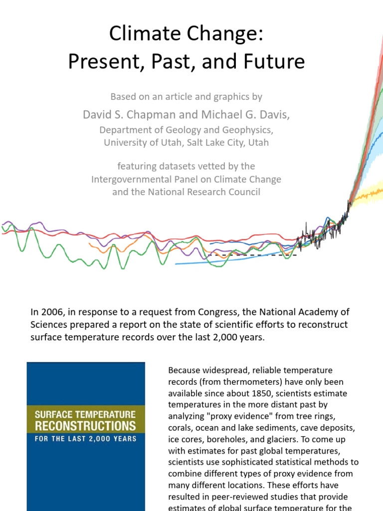 Climate Change Present Past and Future | PDF | Climate Change | Climate
