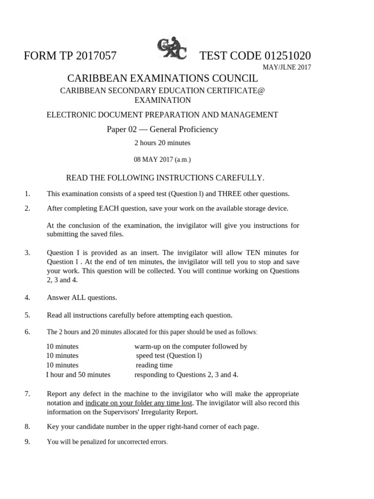597353717-2017-Jun-CSEC-EDPM-P2 | PDF | Spreadsheet