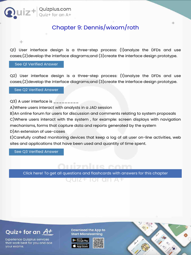 User Interface Design is a Threestep Process 1Analyze the Dfds and Use ...