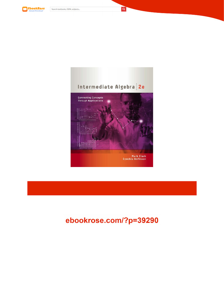 Intermediate Algebra: Connecting Concepts Through Applications 2nd ...
