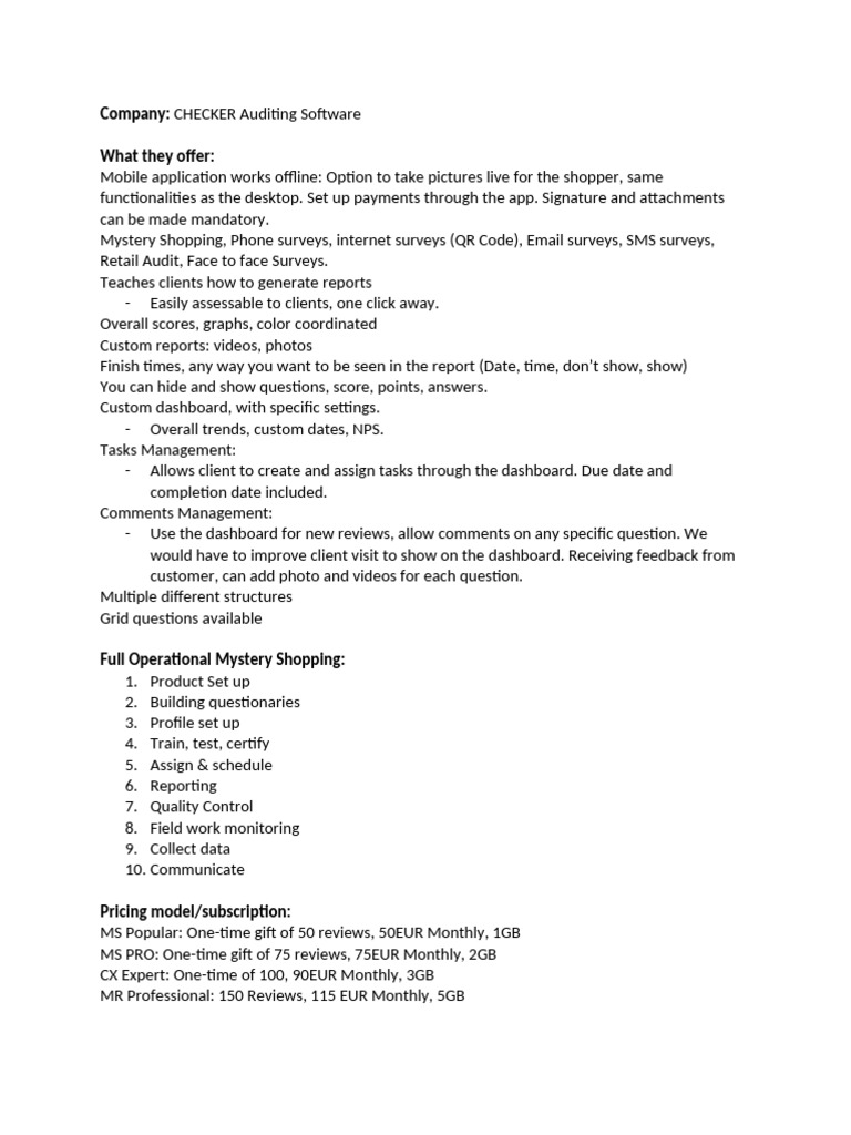 Checker Software | PDF
