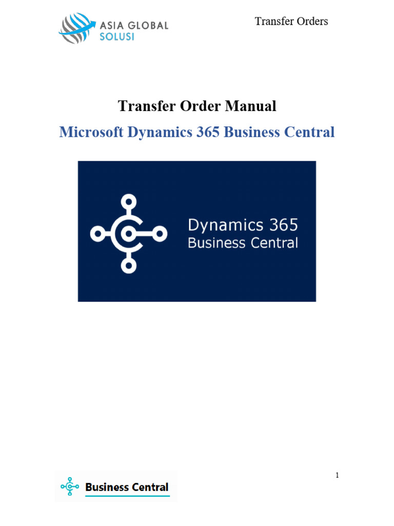 Transfer Orders | PDF