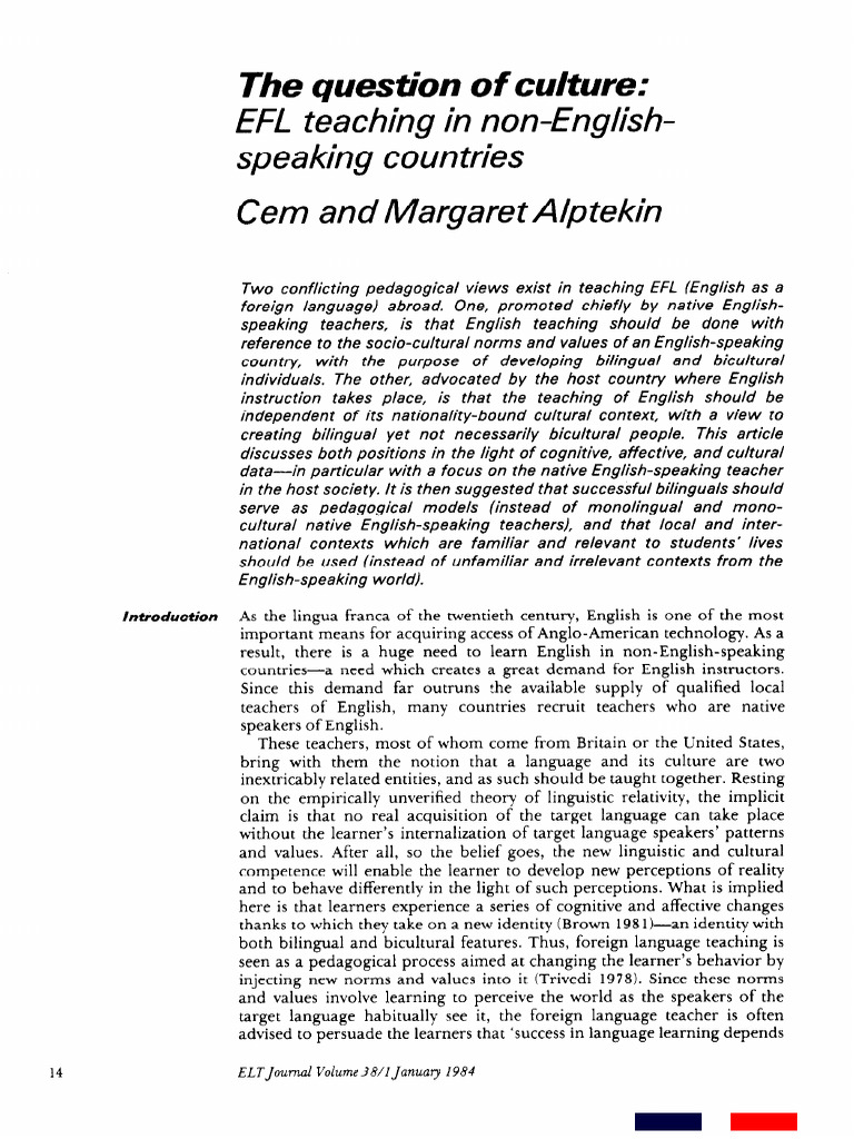 38-1-2 | PDF | English As A Second Or Foreign Language | Multilingualism