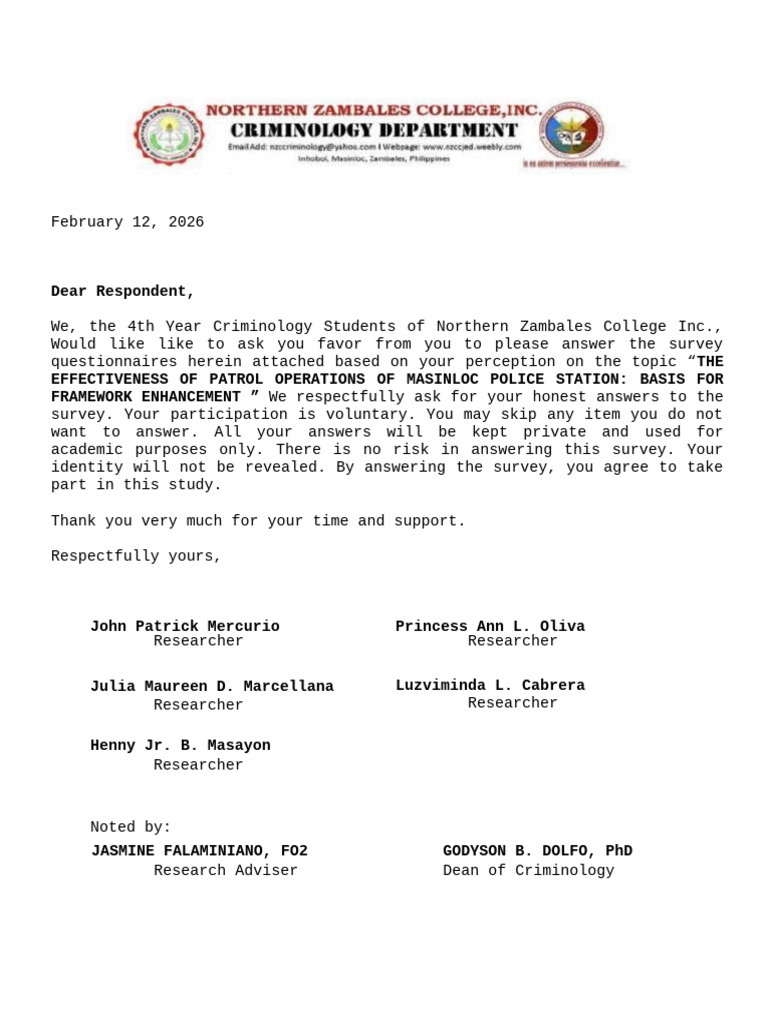 Request Letterrrr | PDF