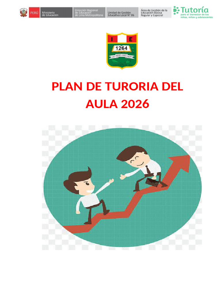 2026 Plan de Tutoria Del Aula | PDF | Institución | Aprendizaje