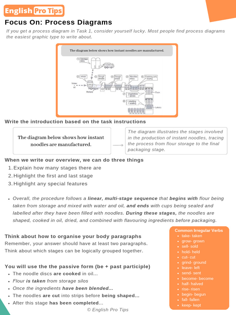 Process Diagram 30 Day | PDF | Noodle | Linguistics