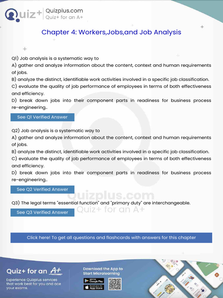 Job Analysis is a Systematic Way To | PDF | Employment | Executive ...