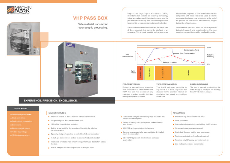 VHP Pass Box | PDF | Sterilization (Microbiology) | Applied And ...