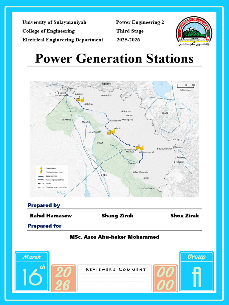 Overview of Power Generation in Kurdistan Region (KRG) | PDF ...