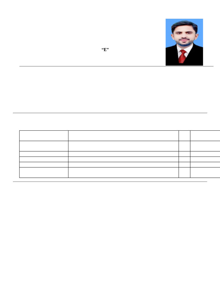 Saeed Ahmed Cv | PDF
