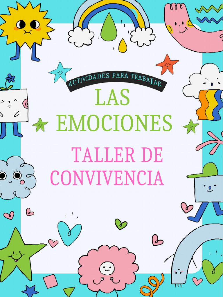 Carpeta Emociones Taller de convivencia .pdf | PDF | Las emociones ...