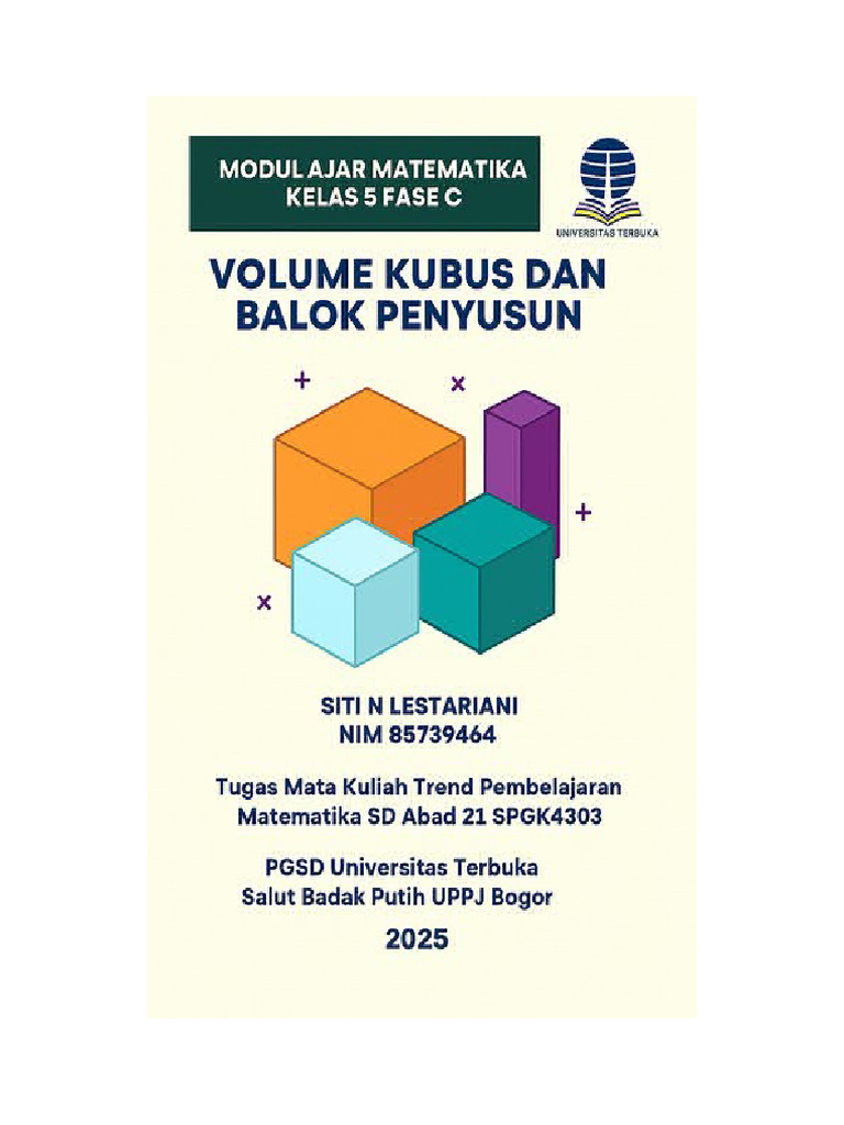 Modul Ajar Matematika Kelas 5 | PDF