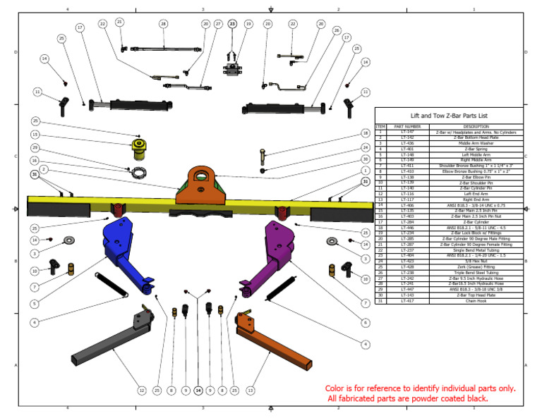 Z-BarCompletePartsList-1 | PDF