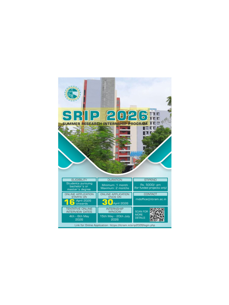 Srip 2026 Flyer | PDF