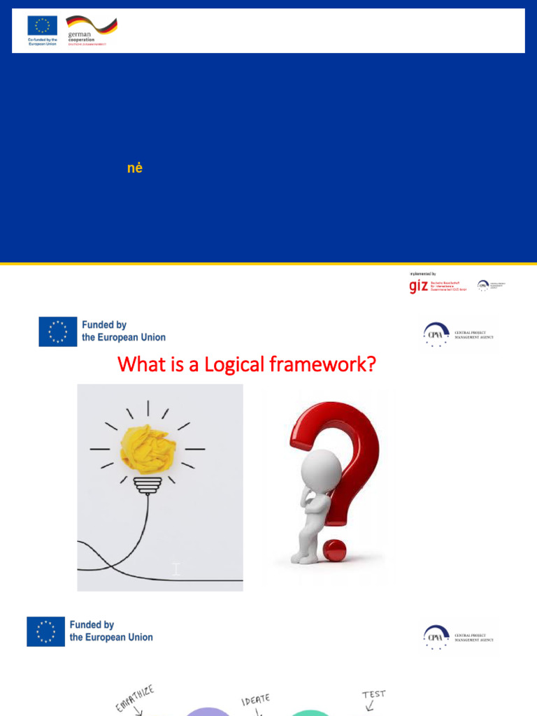 Project Logical Framework | PDF