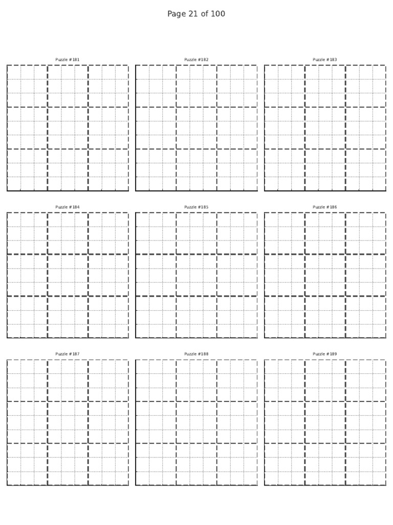 Expert Sudoku 9x9 Pages 21 to 30 | PDF