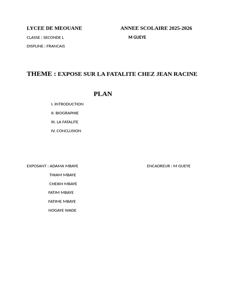 admb | PDF | Jean Racine