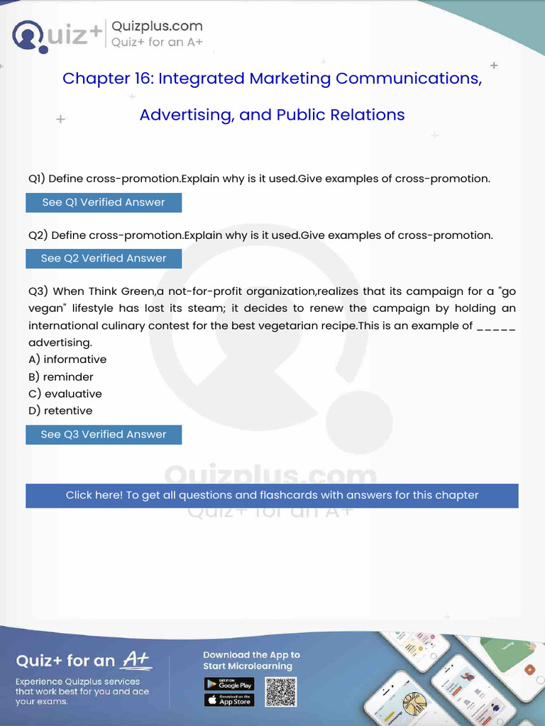 Define Crosspromotionexplain Why is It Usedgive Examples of ...