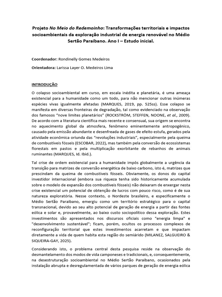 Projeto Interconecta 2026 - RGM - No Meio Do Redemoinho | PDF ...