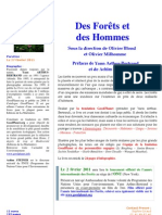 Communiqué de Presse - "Des Forêts Et Des Hommes"