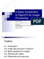 A Basic Introduction to OpenCV for Image Processing