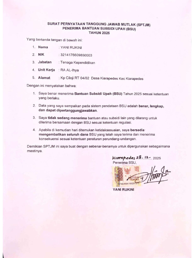 Yani Rukini | PDF