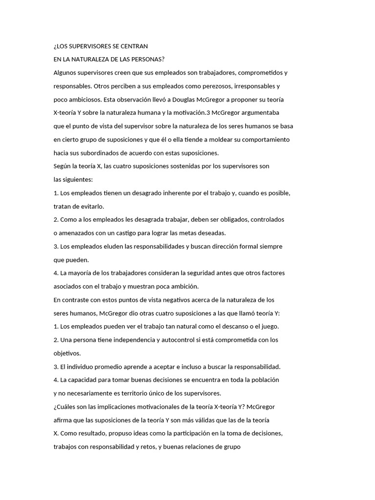 Los Supervisores Se Centran | PDF